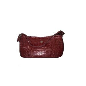 I Santi Burgundy Brown Genuine Leather Shoulder Bag